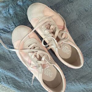 Vans Women's Light Pink Sneakers EUC
